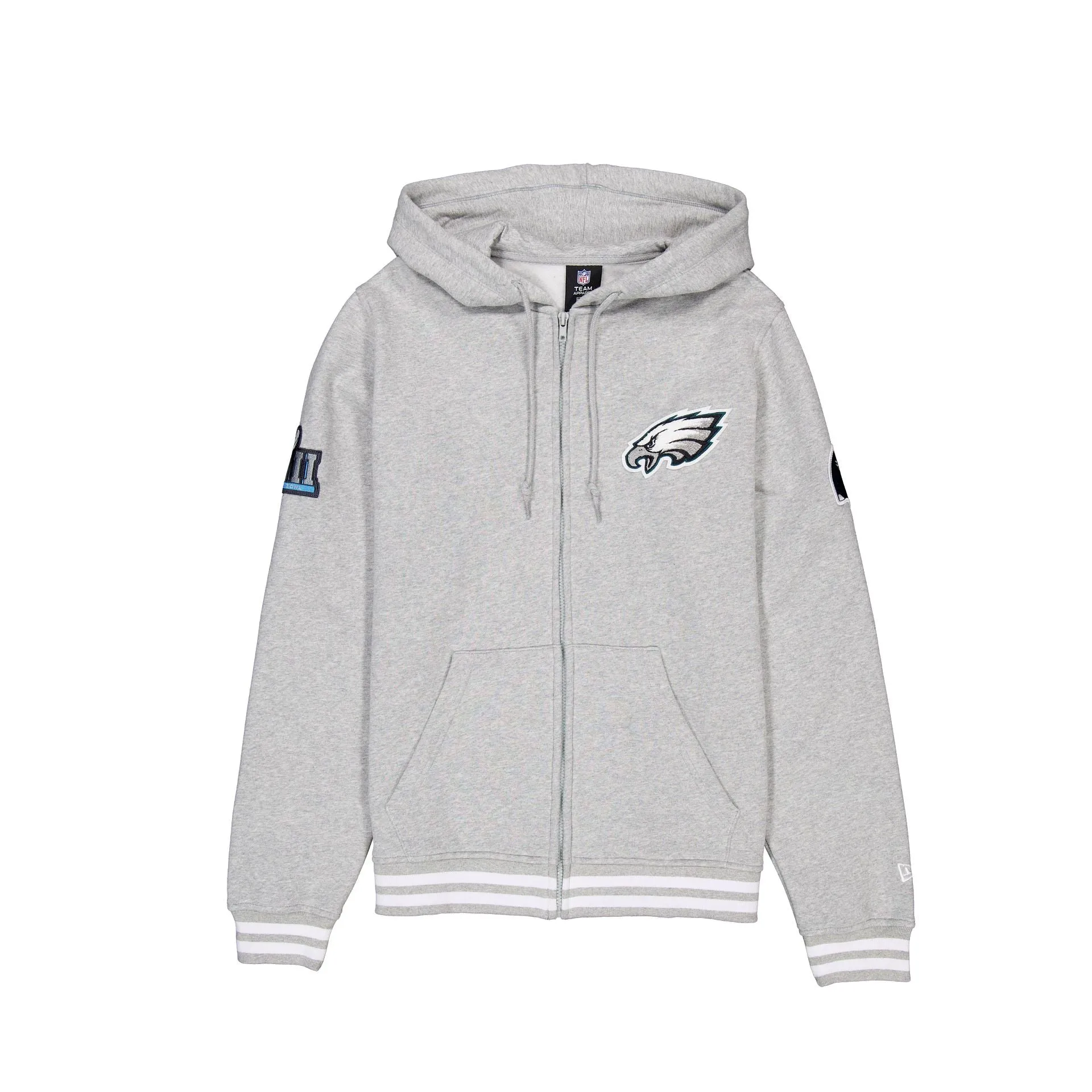 Philadelphia Eagles Gray Logo Select Full-Zip Hoodie sold by New Era