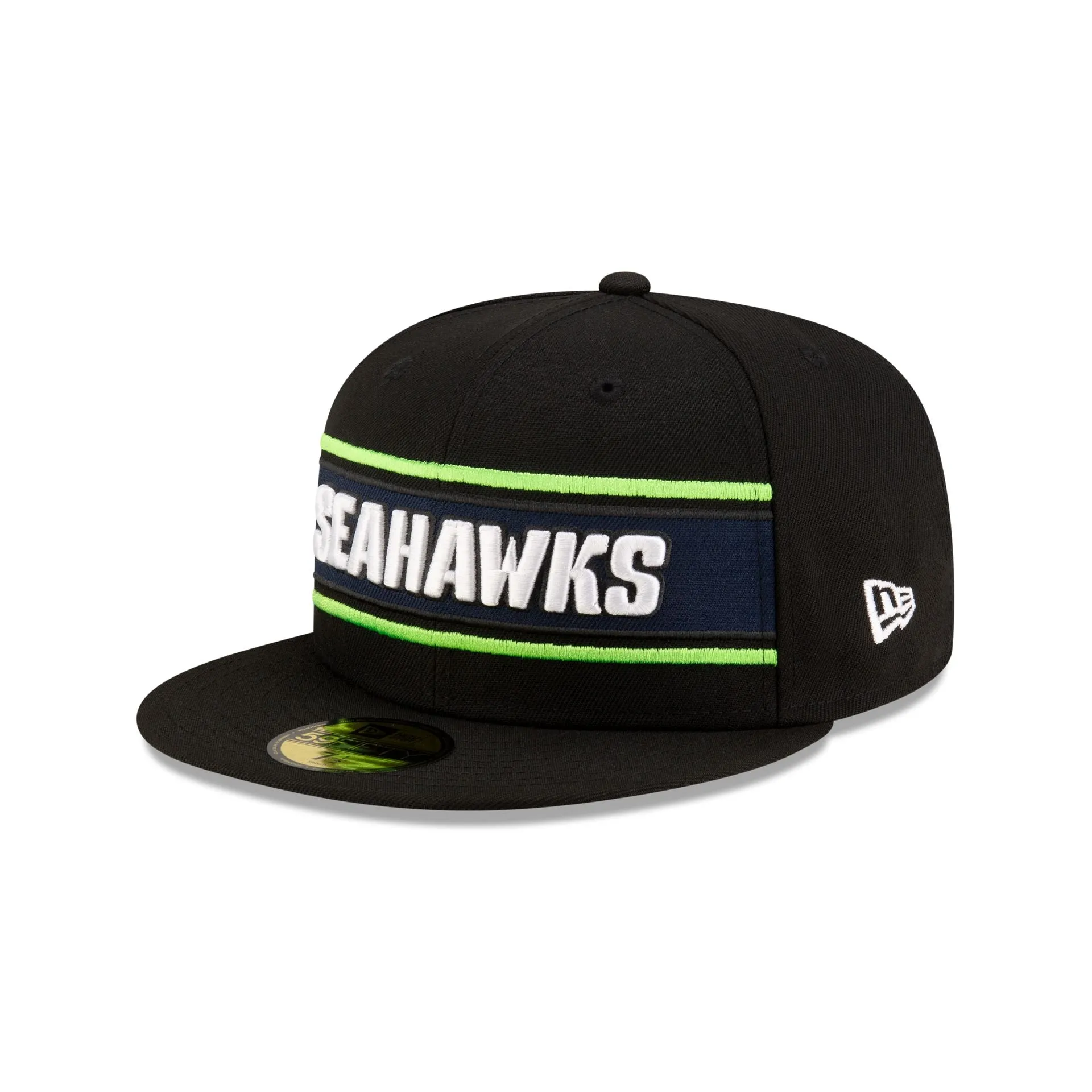 Seattle Seahawks 2024 Sideline Black 59FIFTY Fitted Hat sold by New Era product image thumbnail 3