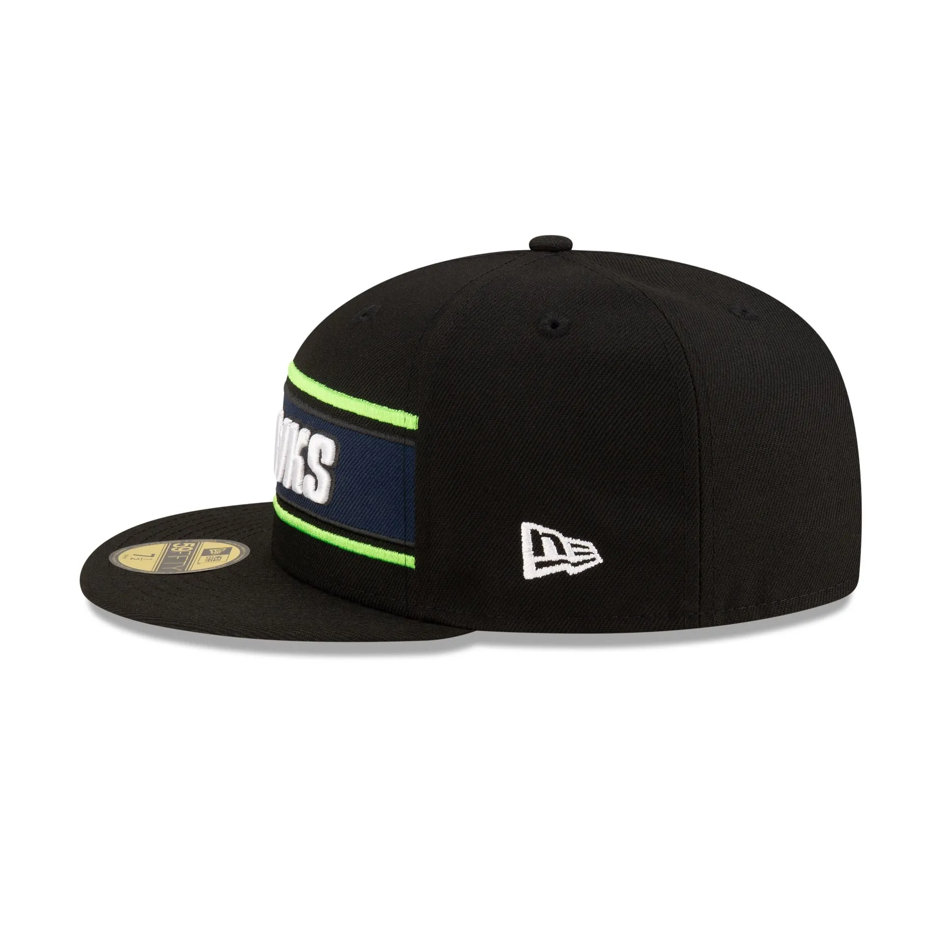 Seattle Seahawks 2024 Sideline Black 59FIFTY Fitted Hat sold by New Era product image thumbnail 5
