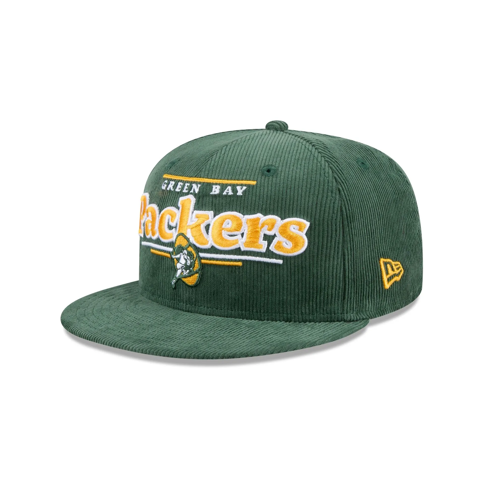 Green Bay Packers Throwback Display 9FIFTY Snapback Hat sold by New Era