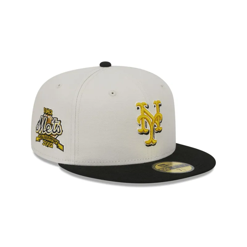 New York Mets Two Tone Stone 59FIFTY Fitted Hat sold by New Era