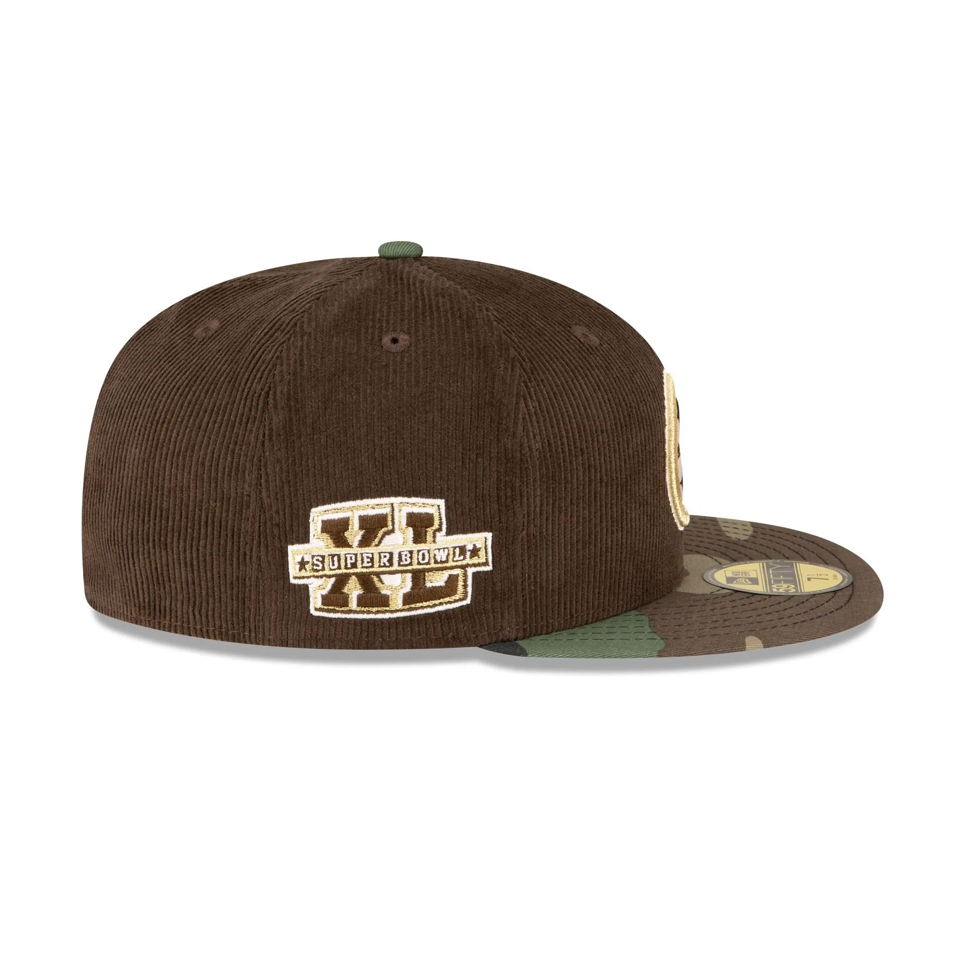 Just Caps Brown Camo Pittsburgh Steelers 59FIFTY Fitted Hat sold by New Era product image thumbnail 4