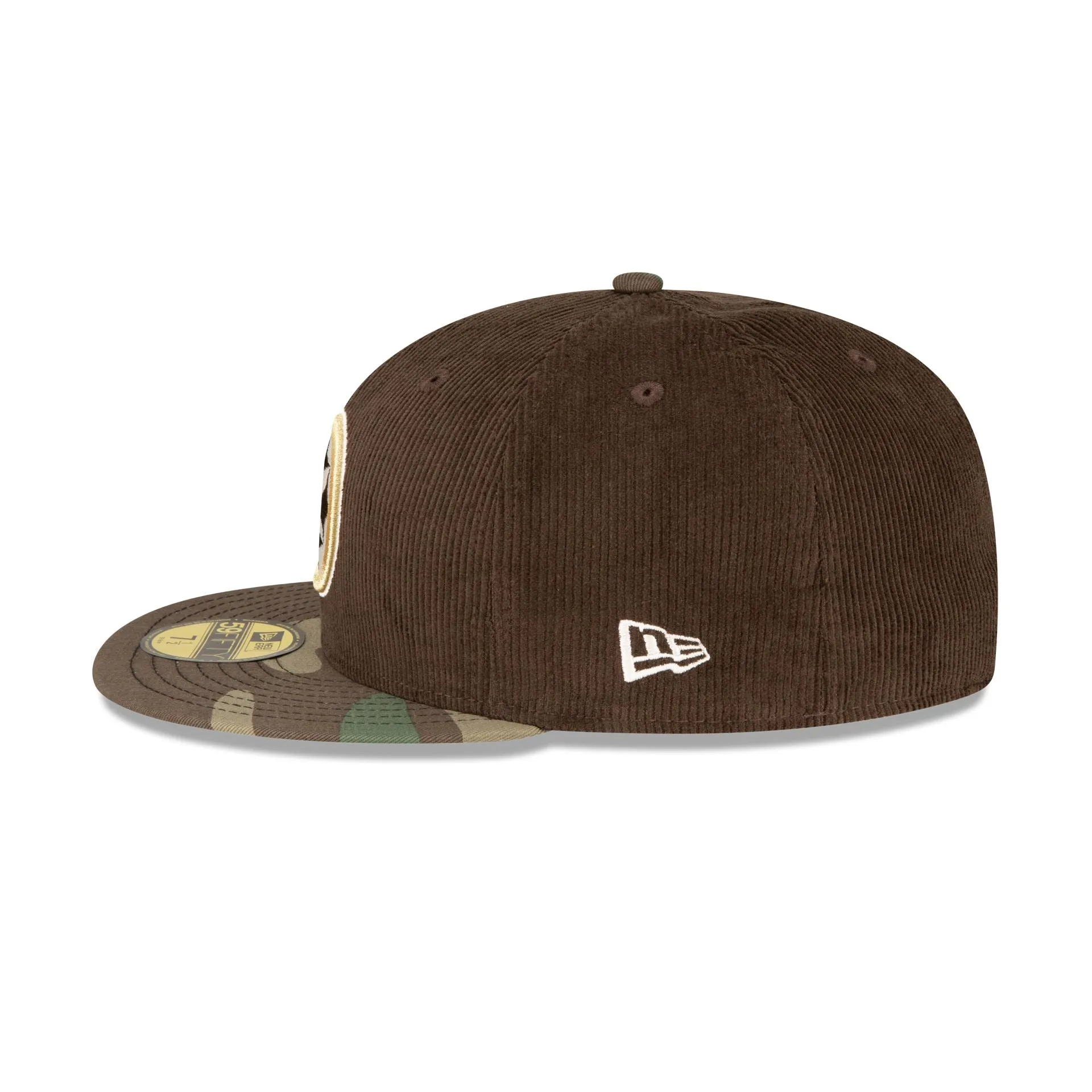 Just Caps Brown Camo Pittsburgh Steelers 59FIFTY Fitted Hat sold by New Era product image thumbnail 5