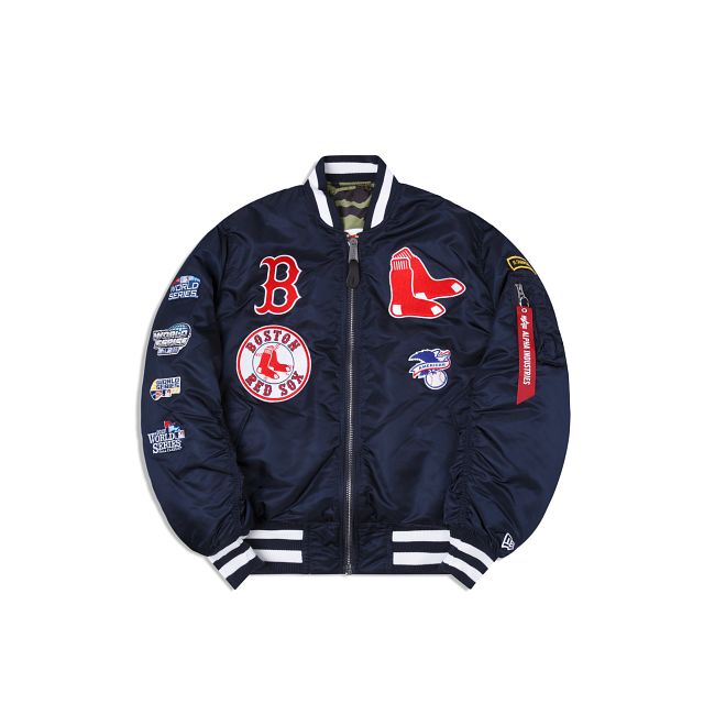 Alpha Industries X Boston Red Sox MA-1 Bomber Jacket sold by New Era