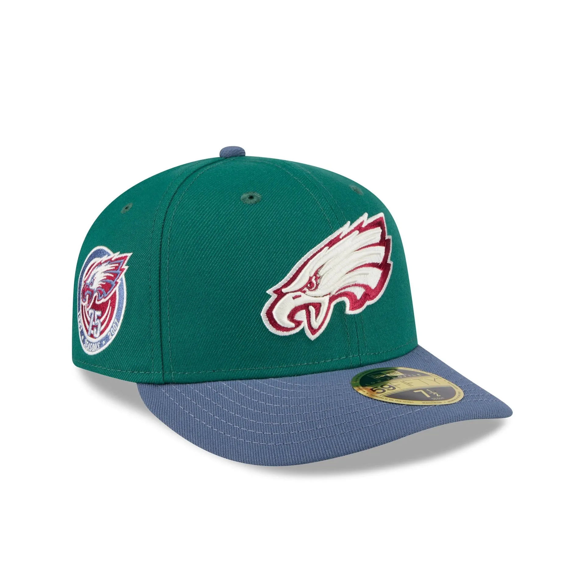 Philadelphia Eagles Green Gemstone Low Profile 59FIFTY Fitted Hat sold by New Era