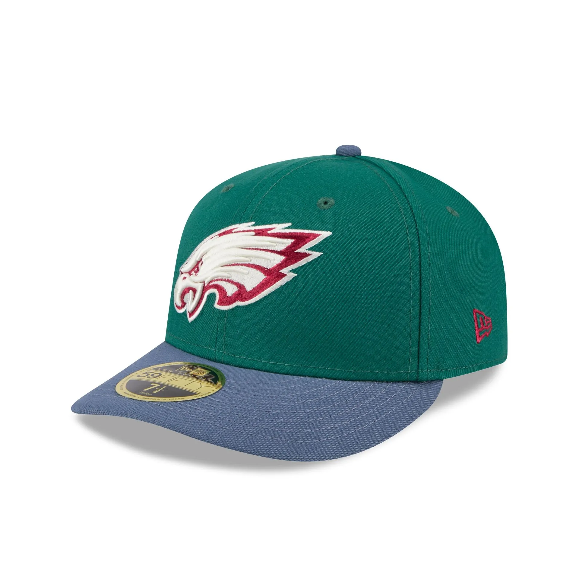 Philadelphia Eagles Green Gemstone Low Profile 59FIFTY Fitted Hat sold by New Era product image thumbnail 3
