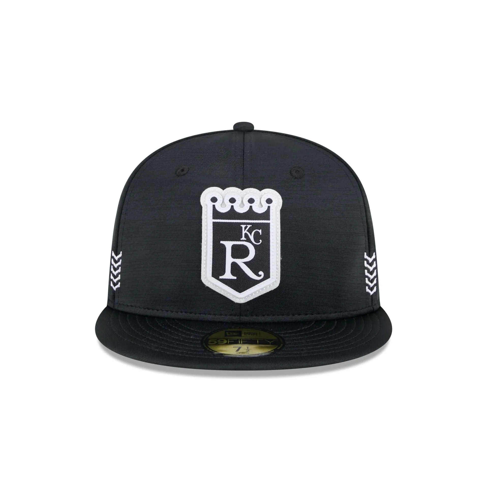 Kansas City Royals 2024 Clubhouse Black 59FIFTY Fitted Hat sold by New Era product image thumbnail 2