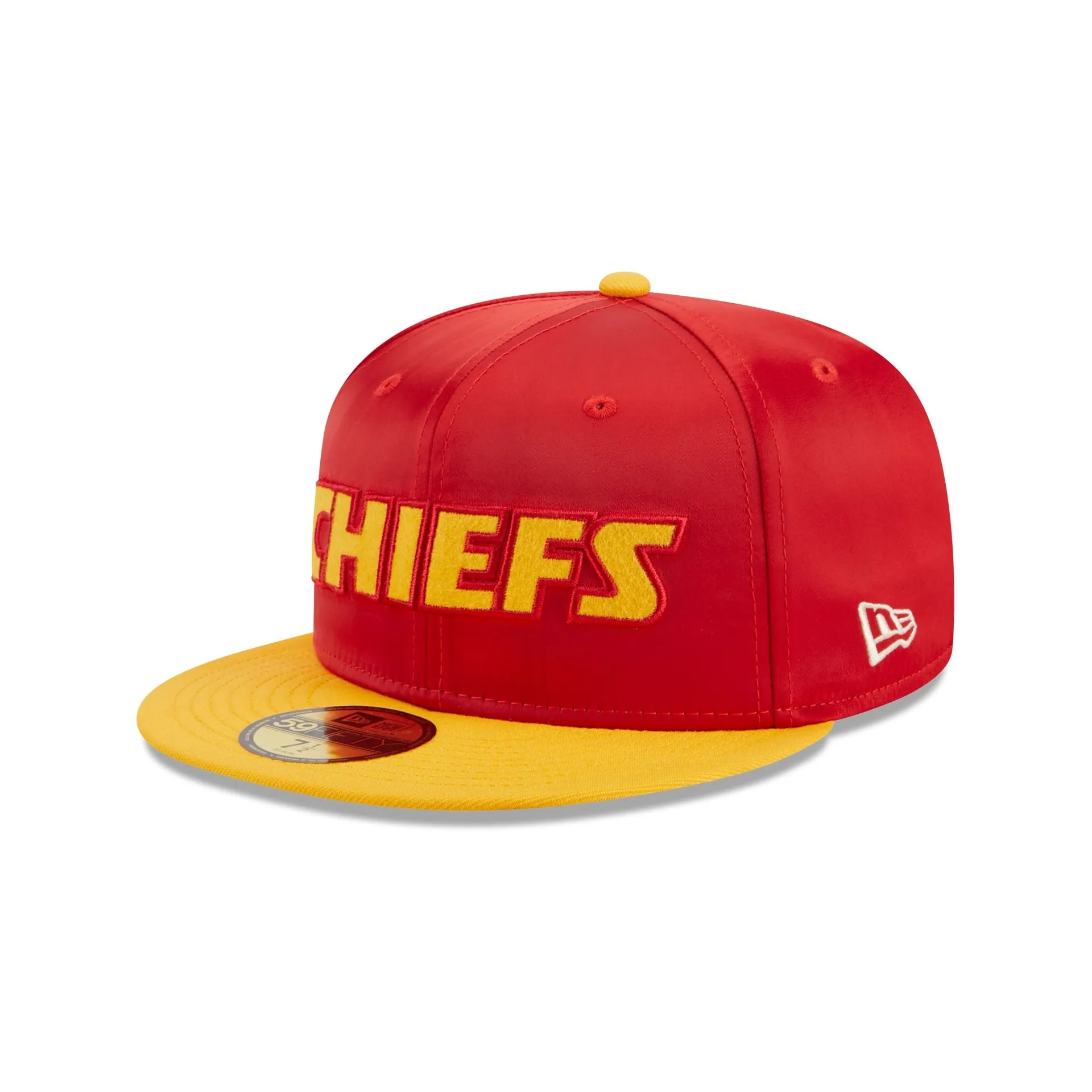 Kansas City Chiefs Satin 59FIFTY Fitted Hat sold by New Era