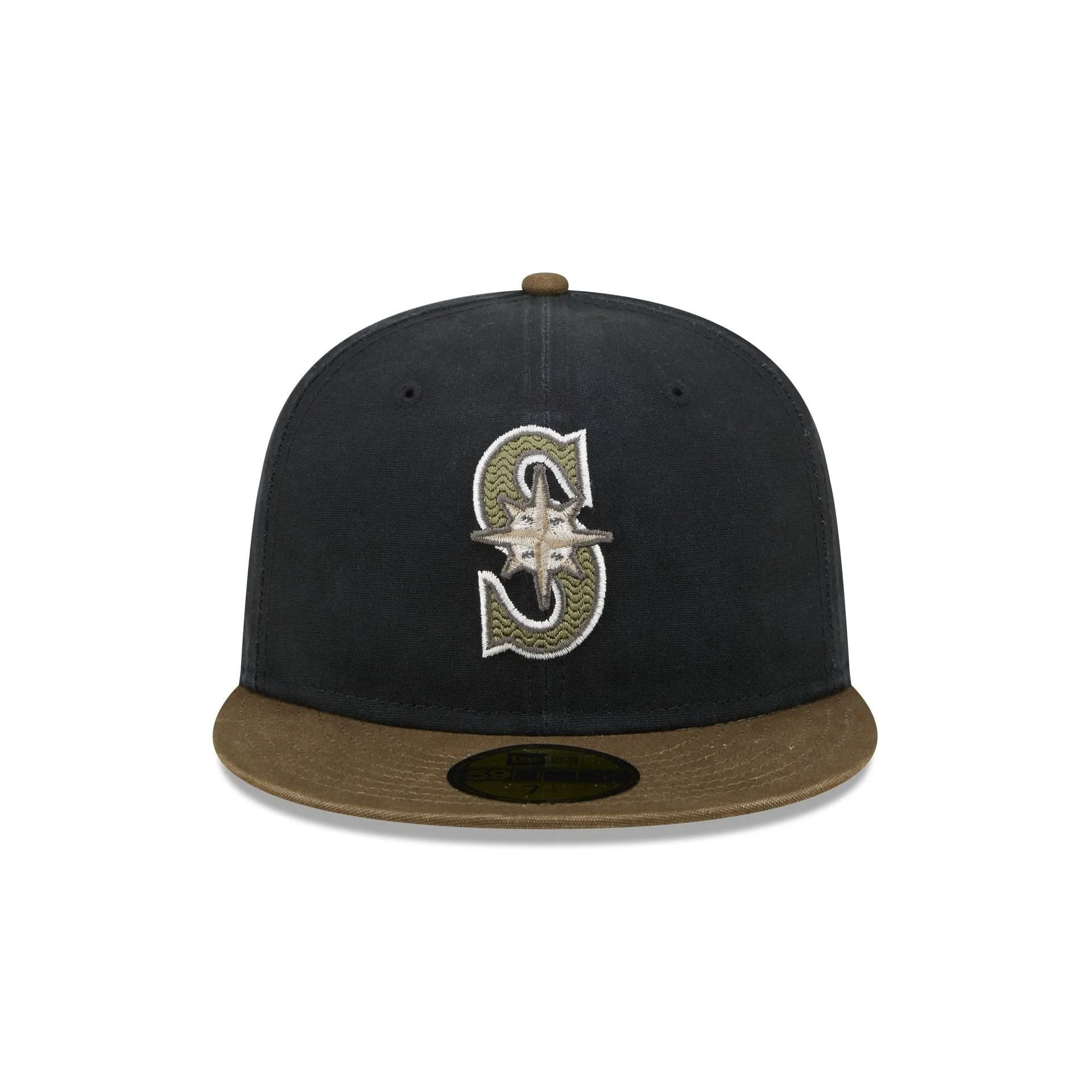 Seattle Mariners Quilted Logo 59FIFTY Fitted Hat sold by New Era product image thumbnail 2