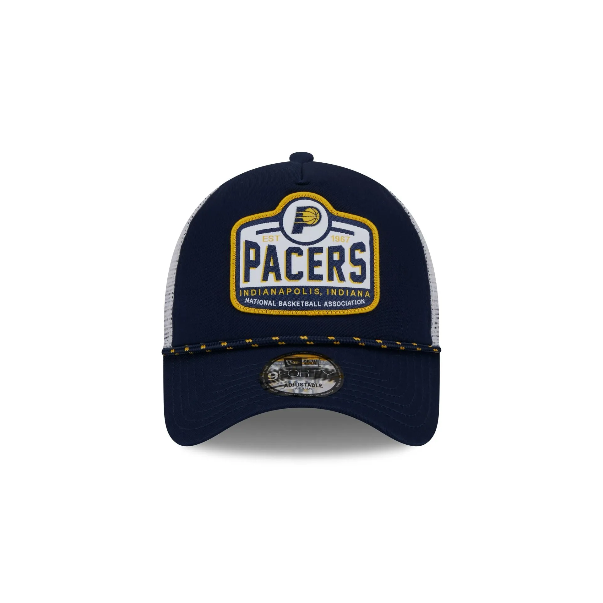 Indiana Pacers 2024 Rally Drive 9FORTY A-Frame Trucker Hat sold by New Era product image thumbnail 2
