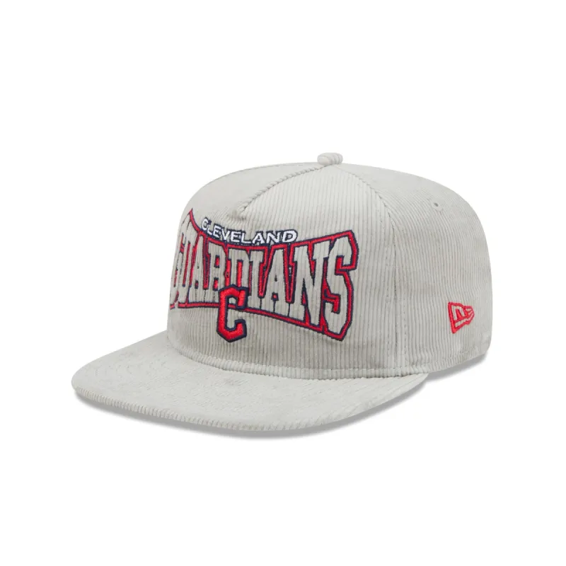 Cleveland Guardians Gray Cord Golfer Hat sold by New Era