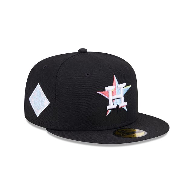 Houston Astros Color Pack Black 59FIFTY Fitted Hat sold by New Era