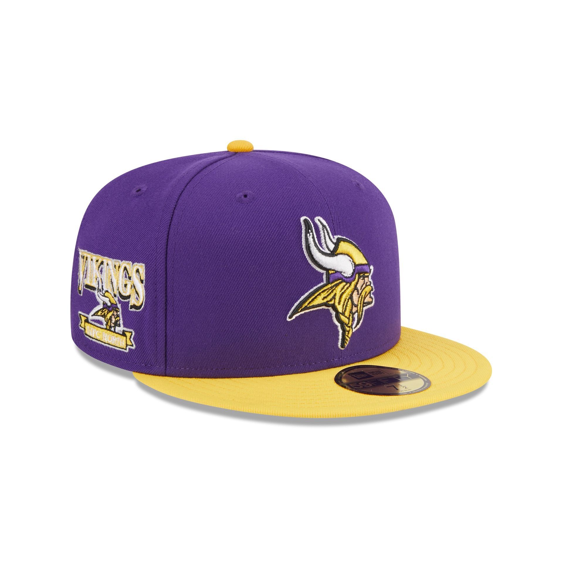 Minnesota Vikings Throwback Hidden 59FIFTY Fitted Hat sold by New Era