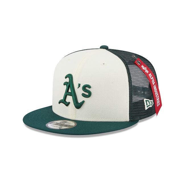 Alpha Industries X Oakland Athletics 9FIFTY Snapback Hat sold by New Era