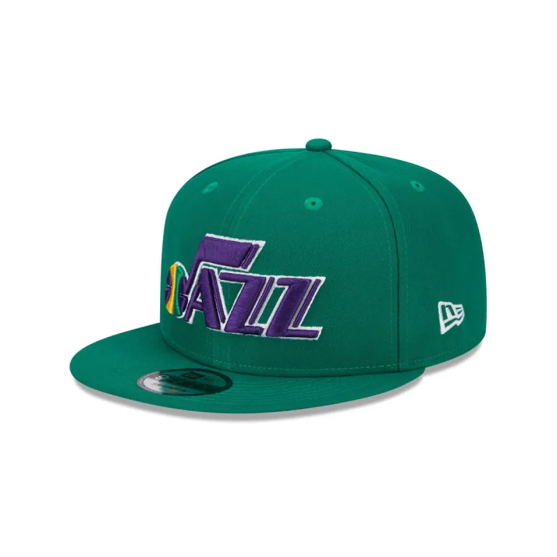 Utah Jazz Classic Edition Green 9FIFTY Snapback Hat sold by New Era