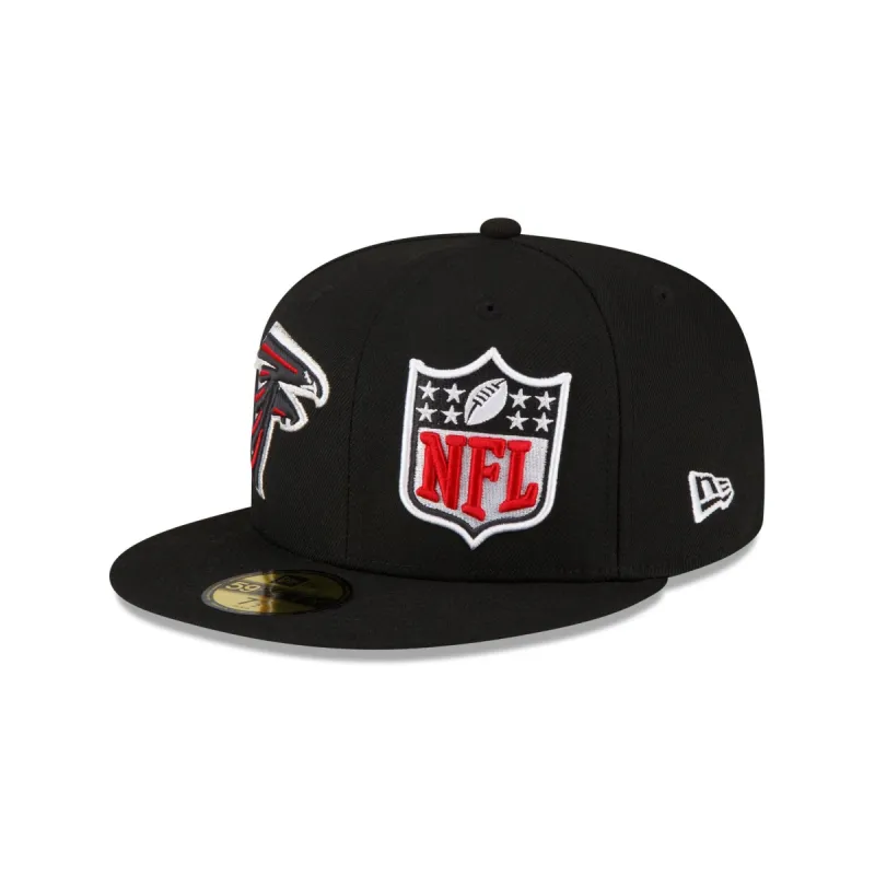 Atlanta Falcons 2023 Sideline Black 59FIFTY Fitted Hat sold by New Era