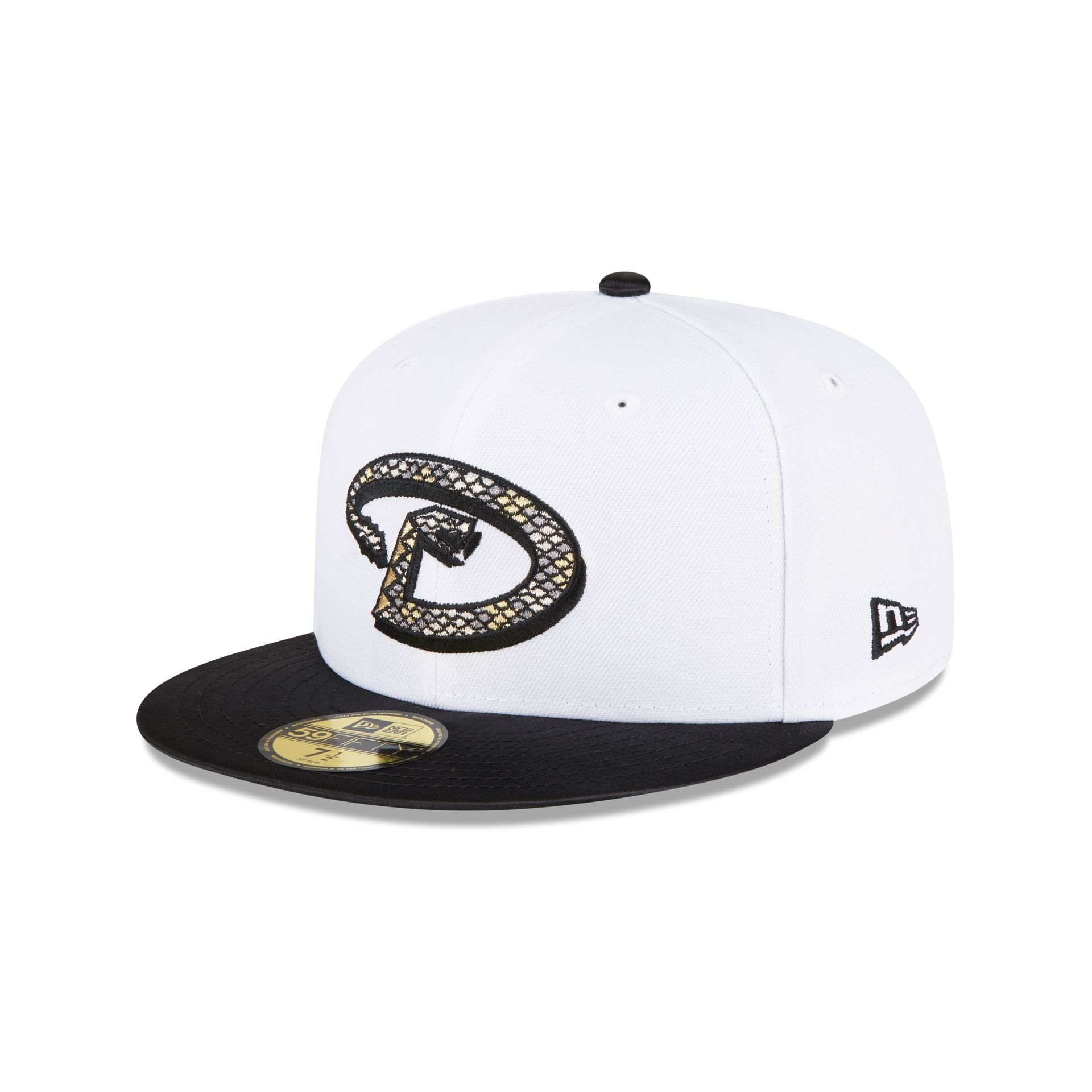 Just Caps Optic White Arizona Diamondbacks 59FIFTY Fitted Hat sold by New Era product image thumbnail 3