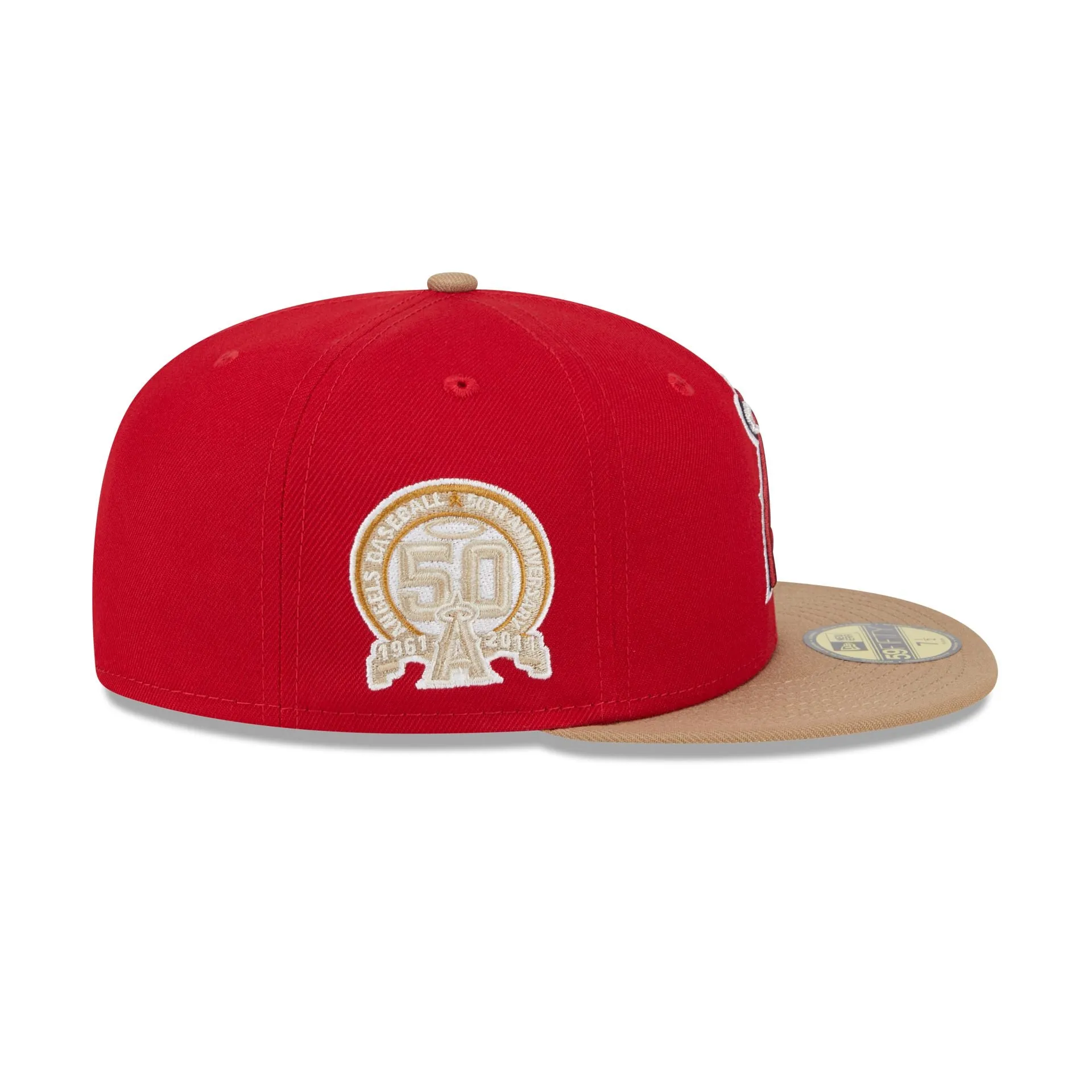 Los Angeles Angels Western Khaki 59FIFTY Fitted Hat sold by New Era product image thumbnail 4