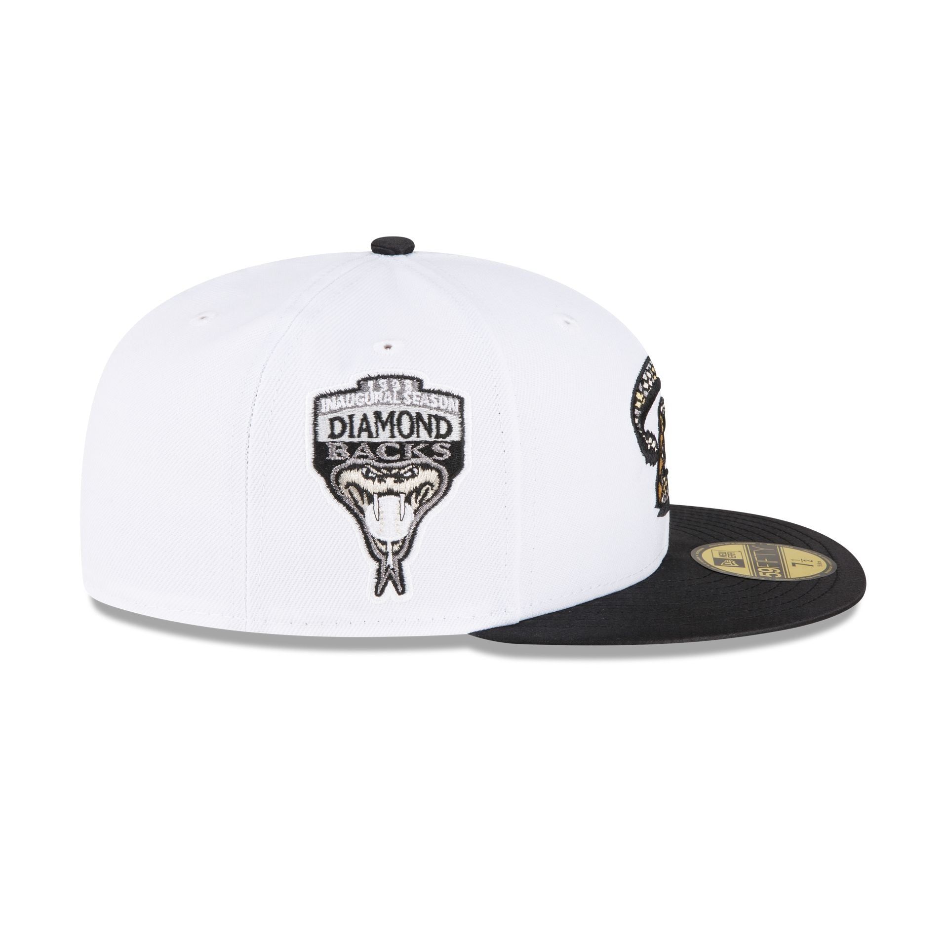 Just Caps Optic White Arizona Diamondbacks 59FIFTY Fitted Hat sold by New Era product image thumbnail 4