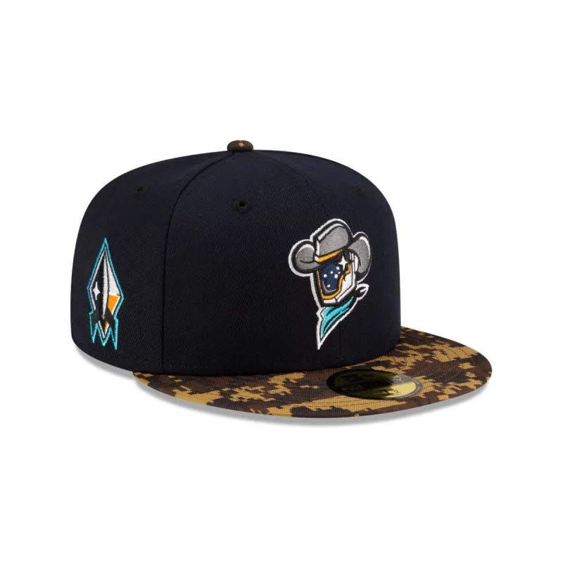 Sugar Land Space Cowboys Houston Pack Navy 59FIFTY Fitted made by New Era