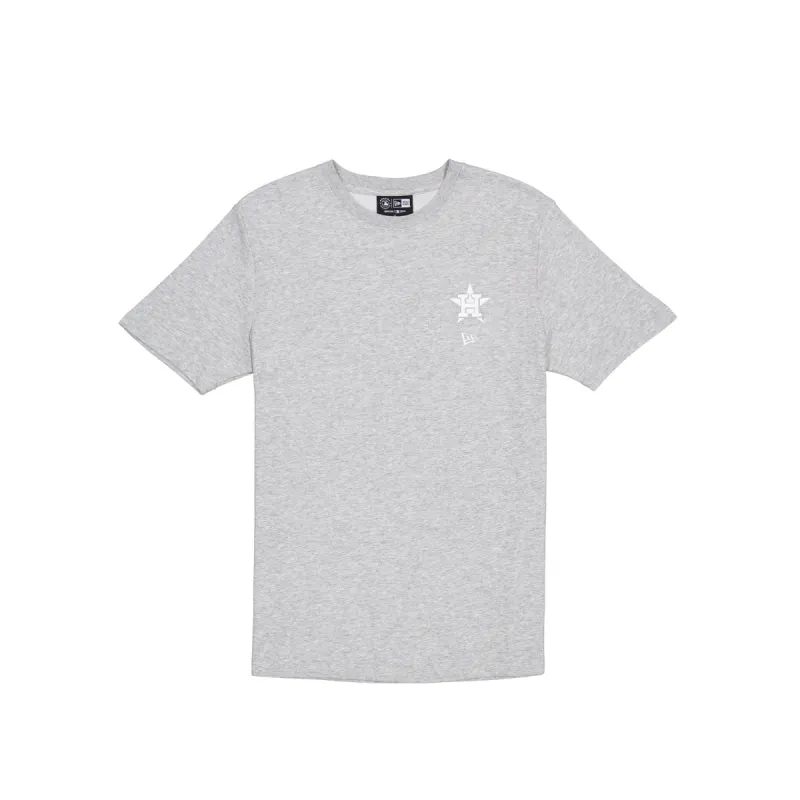Houston Astros Logo Essentials Tonal Gray T-Shirt sold by New Era