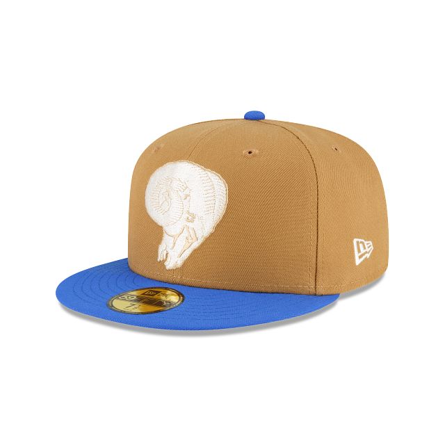 Los Angeles Rams Ivory Wheat 59FIFTY Fitted Hat sold by New Era product image thumbnail 3