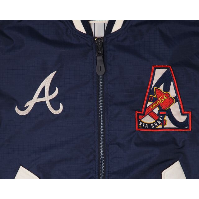 Alpha Industries X Atlanta Braves Alt MA-1 Bomber Jacket sold by New Era product image thumbnail 3