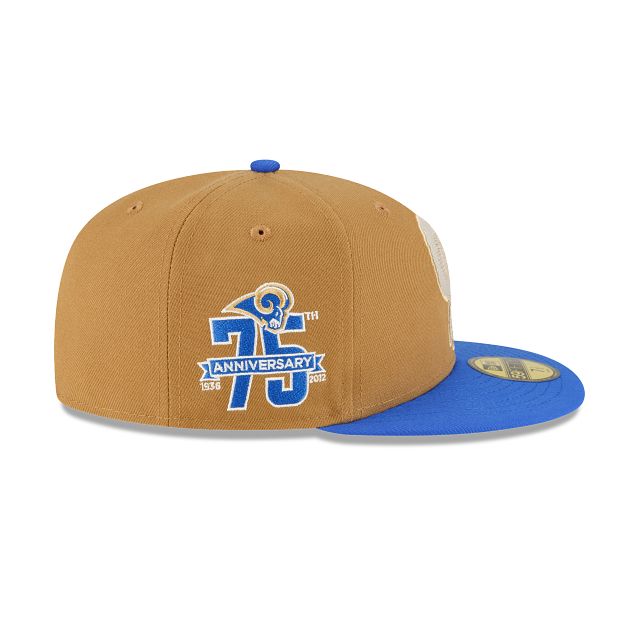 Los Angeles Rams Ivory Wheat 59FIFTY Fitted Hat sold by New Era product image thumbnail 4