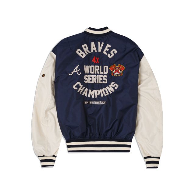 Alpha Industries X Atlanta Braves Alt MA-1 Bomber Jacket sold by New Era product image thumbnail 2