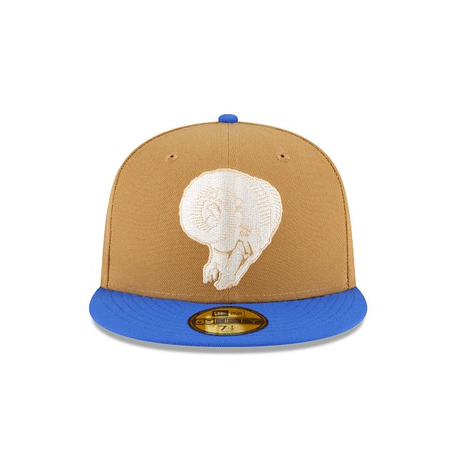 Los Angeles Rams Ivory Wheat 59FIFTY Fitted Hat sold by New Era product image thumbnail 2