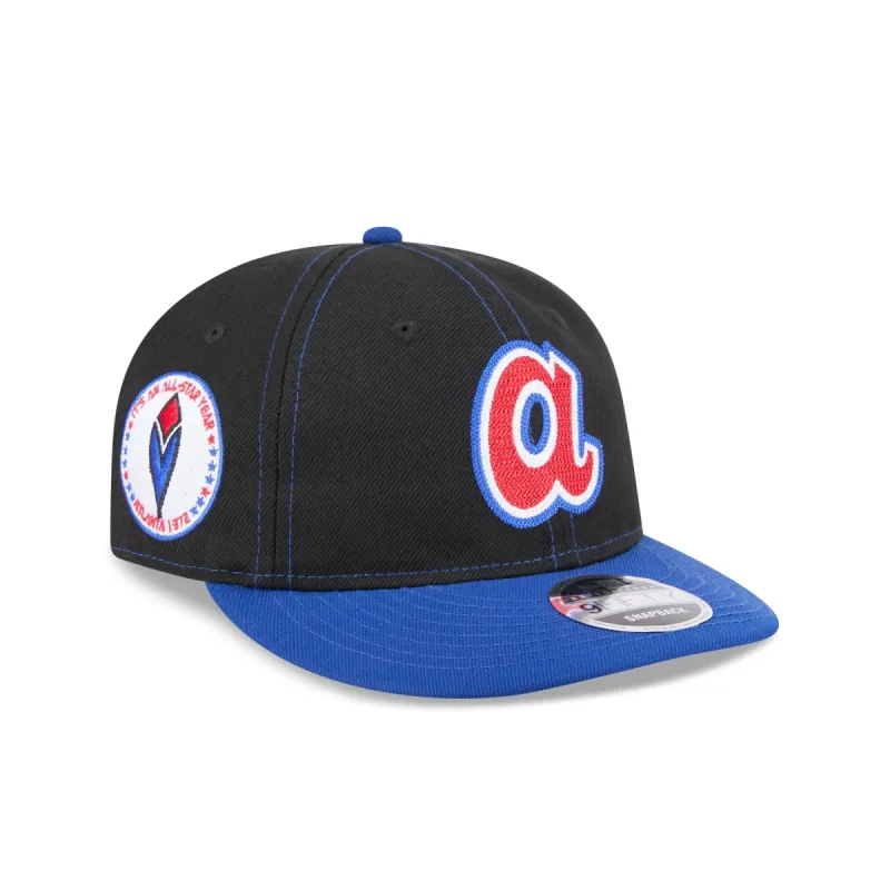 Atlanta Braves Thunder Crown Retro Crown 9FIFTY Snapback Hat sold by New Era