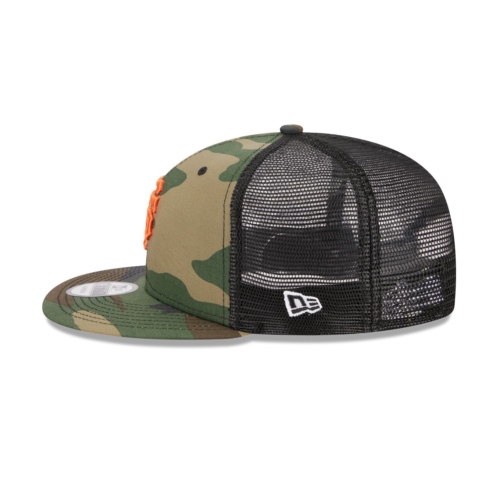 San Francisco Giants Camo 9FIFTY Trucker Snapback Hat sold by New Era product image thumbnail 4