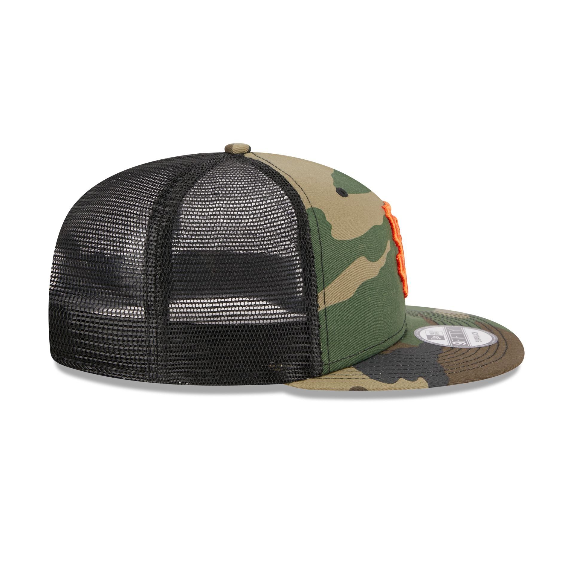 San Francisco Giants Camo 9FIFTY Trucker Snapback Hat sold by New Era product image thumbnail 5