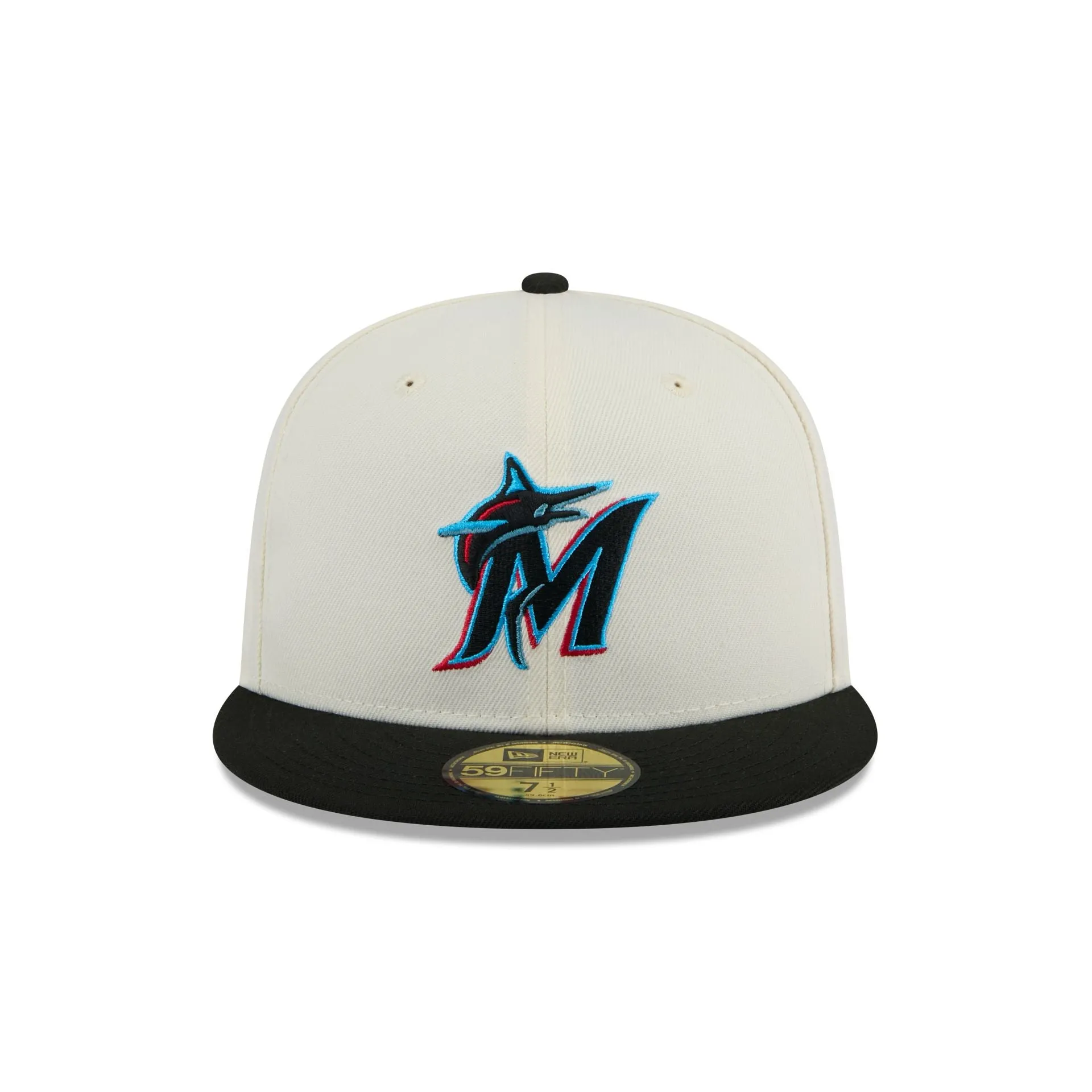 Miami Marlins Chrome 59FIFTY Fitted Hat sold by New Era product image thumbnail 2