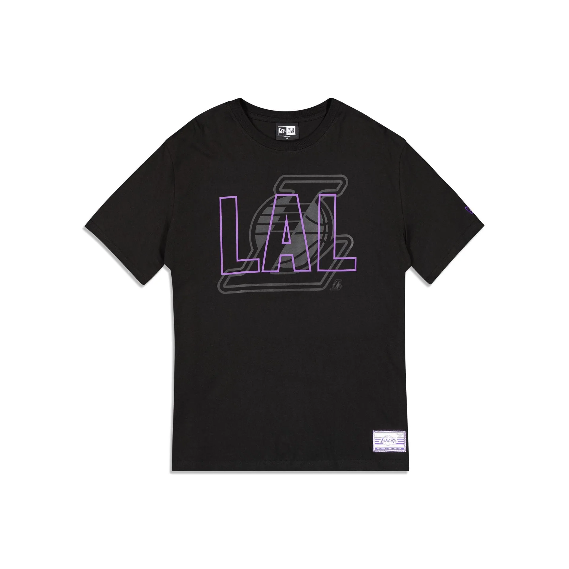 Los Angeles Lakers 2023 City Edition Black T-Shirt sold by New Era