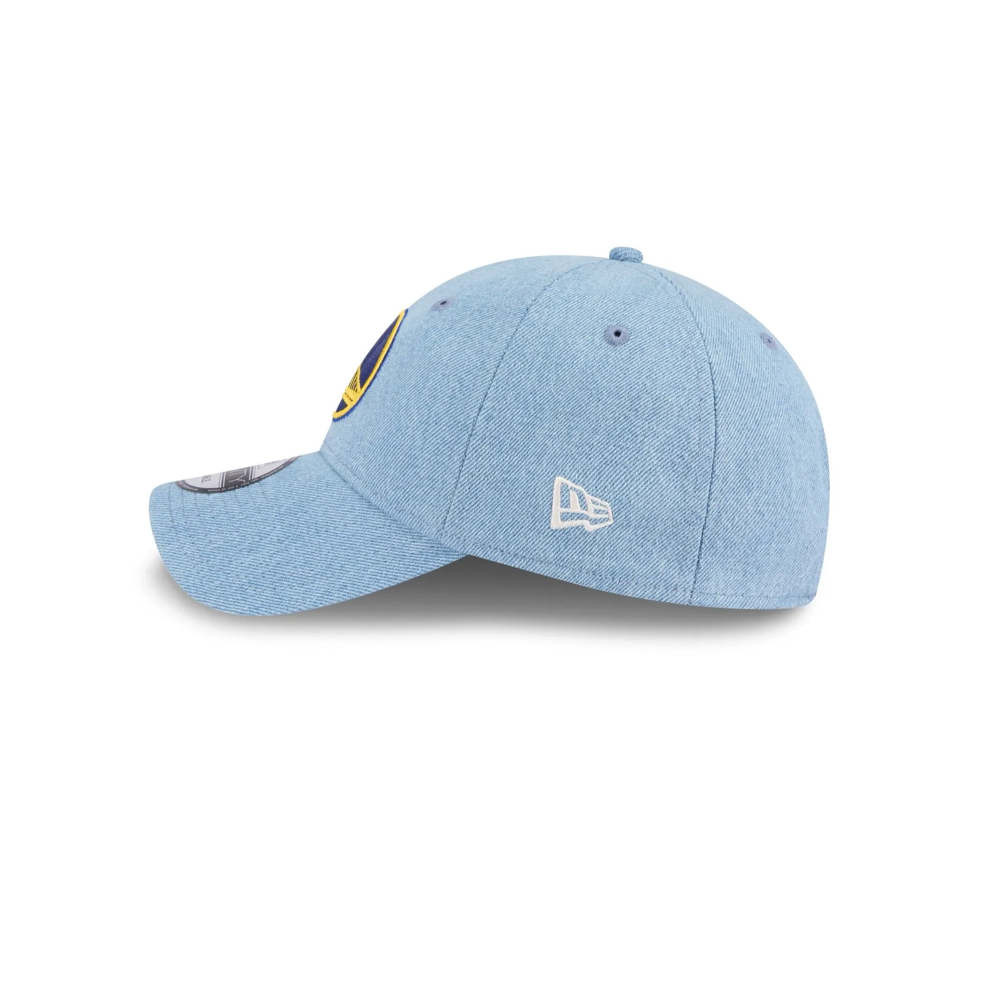 Golden State Warriors Washed Denim 9TWENTY Adjustable Hat sold by New Era product image thumbnail 4