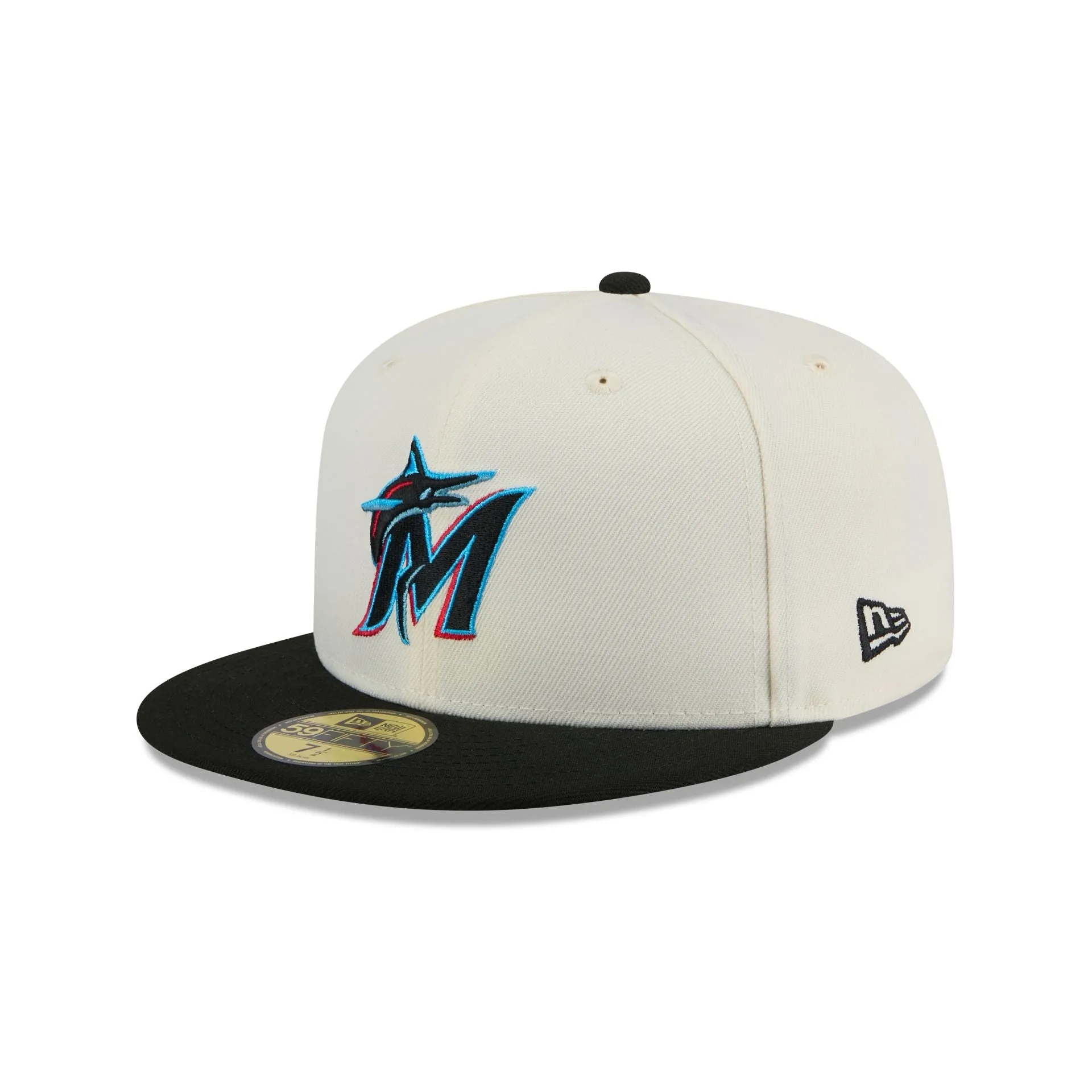 Miami Marlins Chrome 59FIFTY Fitted Hat sold by New Era