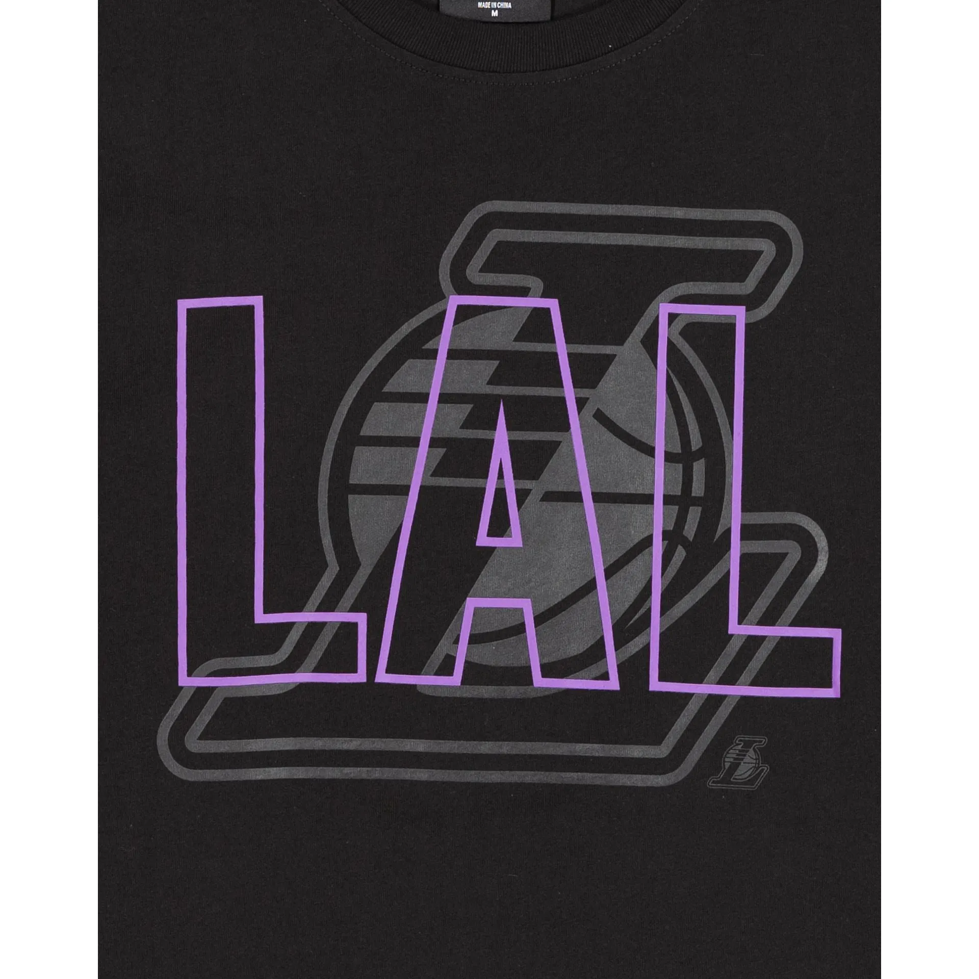 Los Angeles Lakers 2023 City Edition Black T-Shirt sold by New Era product image thumbnail 4
