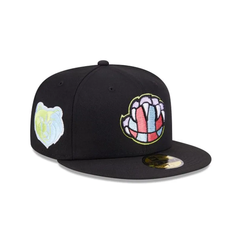 Memphis Grizzlies Color Pack Black 59FIFTY Fitted Hat sold by New Era