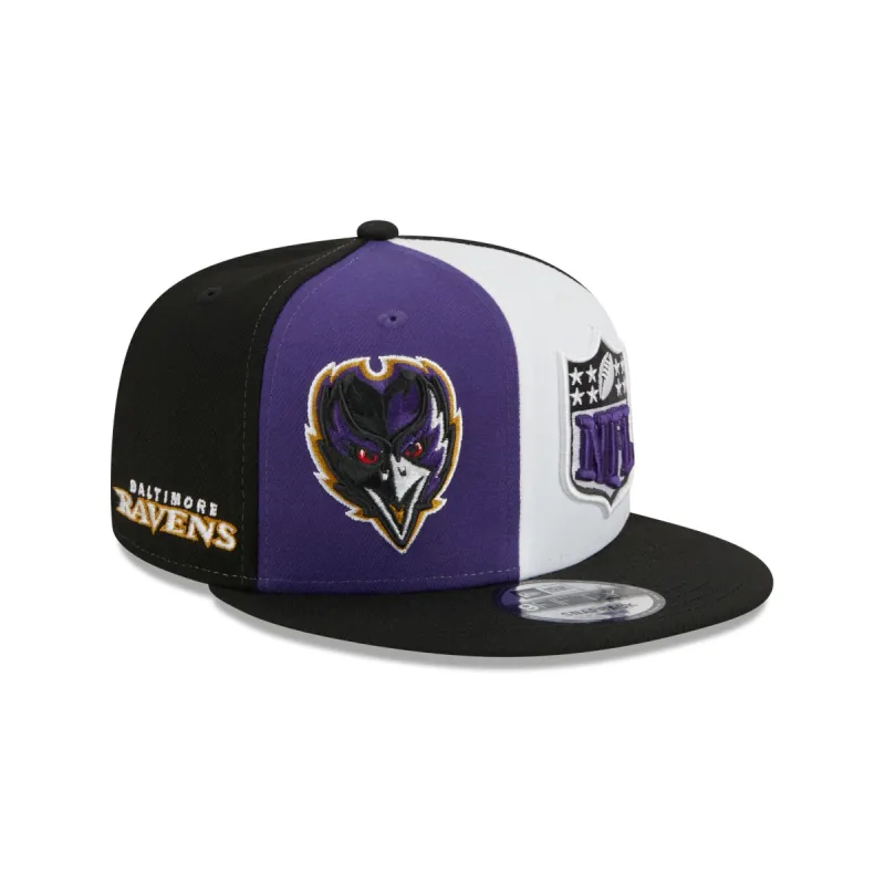 Baltimore Ravens 2023 Sideline 9FIFTY Snapback Hat sold by New Era