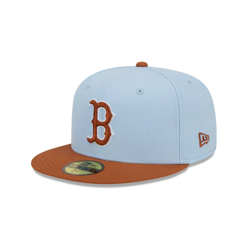Boston Red Sox Color Pack Glacial Blue 59FIFTY Fitted Hat sold by New Era