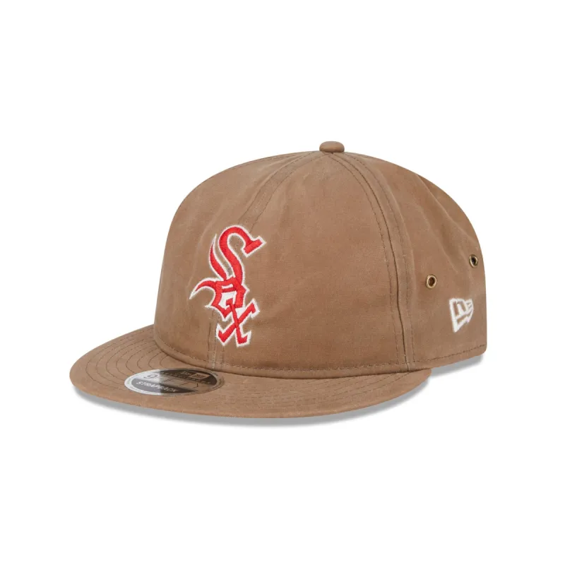 Chicago White Sox Khaki Retro Crown 9FIFTY Adjustable Hat sold by New Era