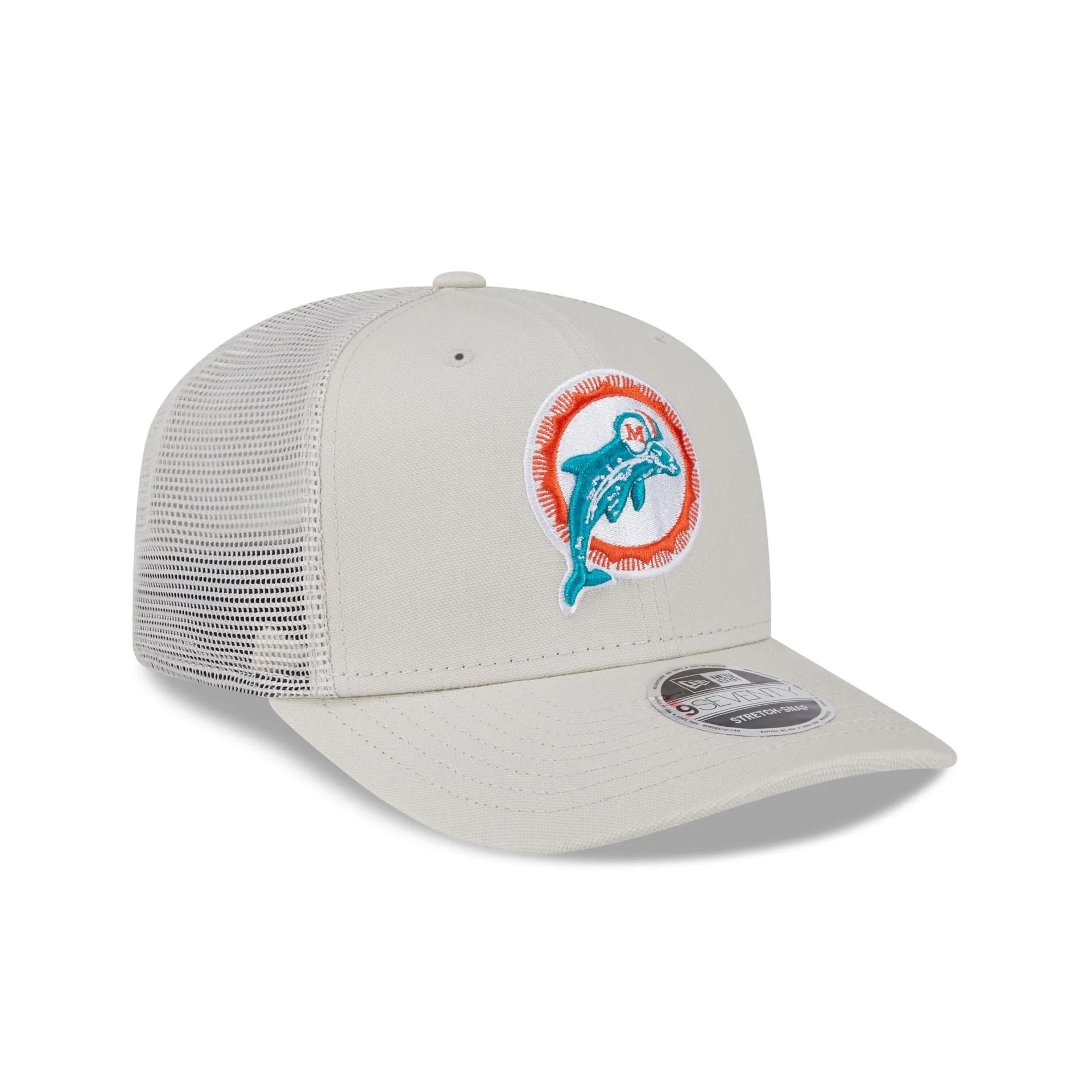 Miami Dolphins Canvas 9SEVENTY Trucker Hat sold by New Era product image thumbnail 3