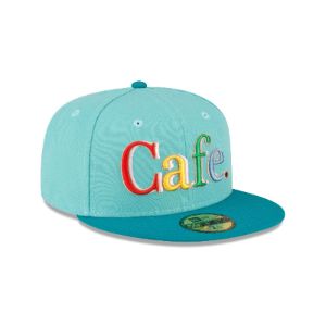 Cafe X New Era Teal 59FIFTY Fitted Hat sold by New Era