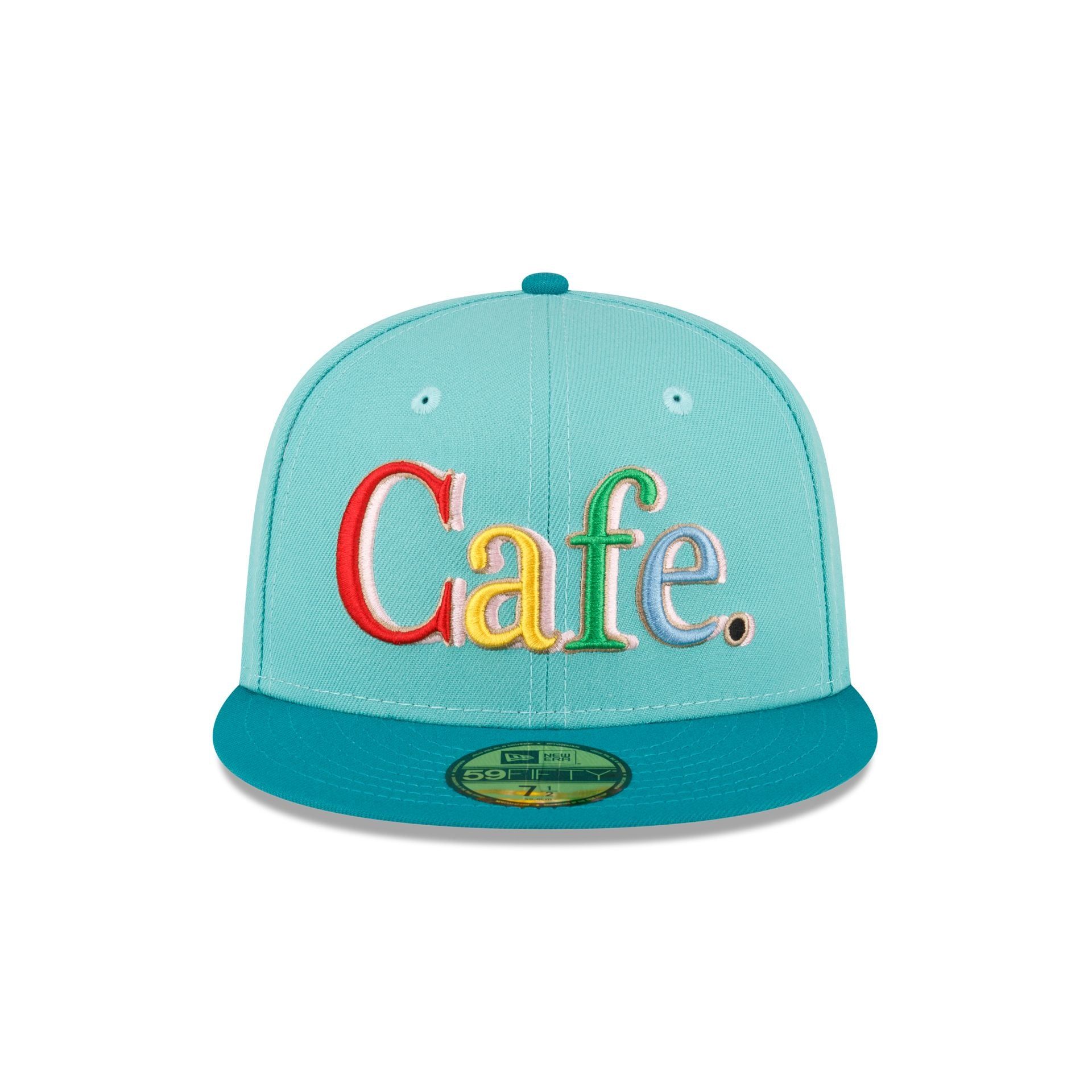 Cafe X New Era Teal 59FIFTY Fitted Hat sold by New Era product image thumbnail 2