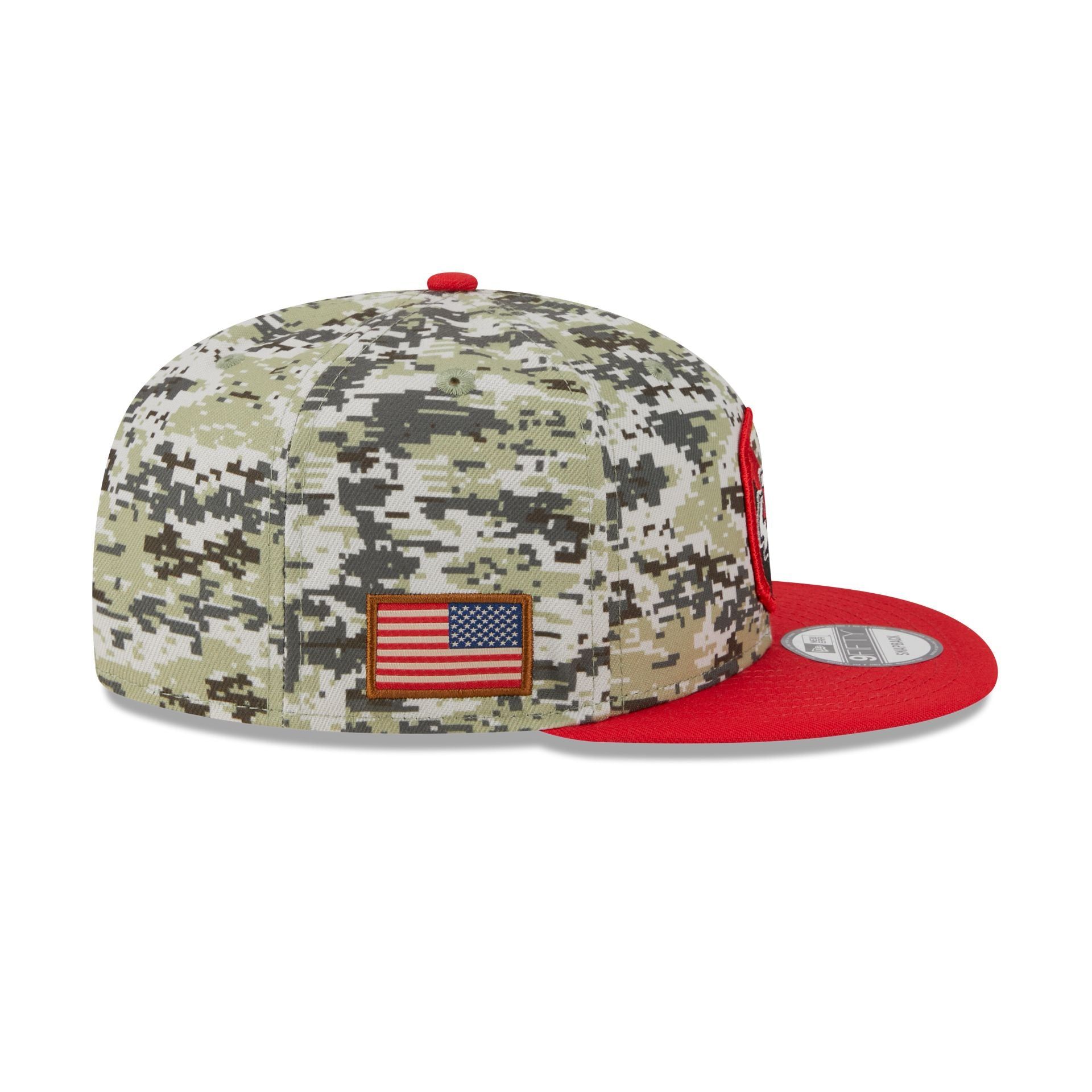 Kansas City Chiefs 2023 Salute to Service Camo 9FIFTY Snapback Hat sold by New Era product image thumbnail 4