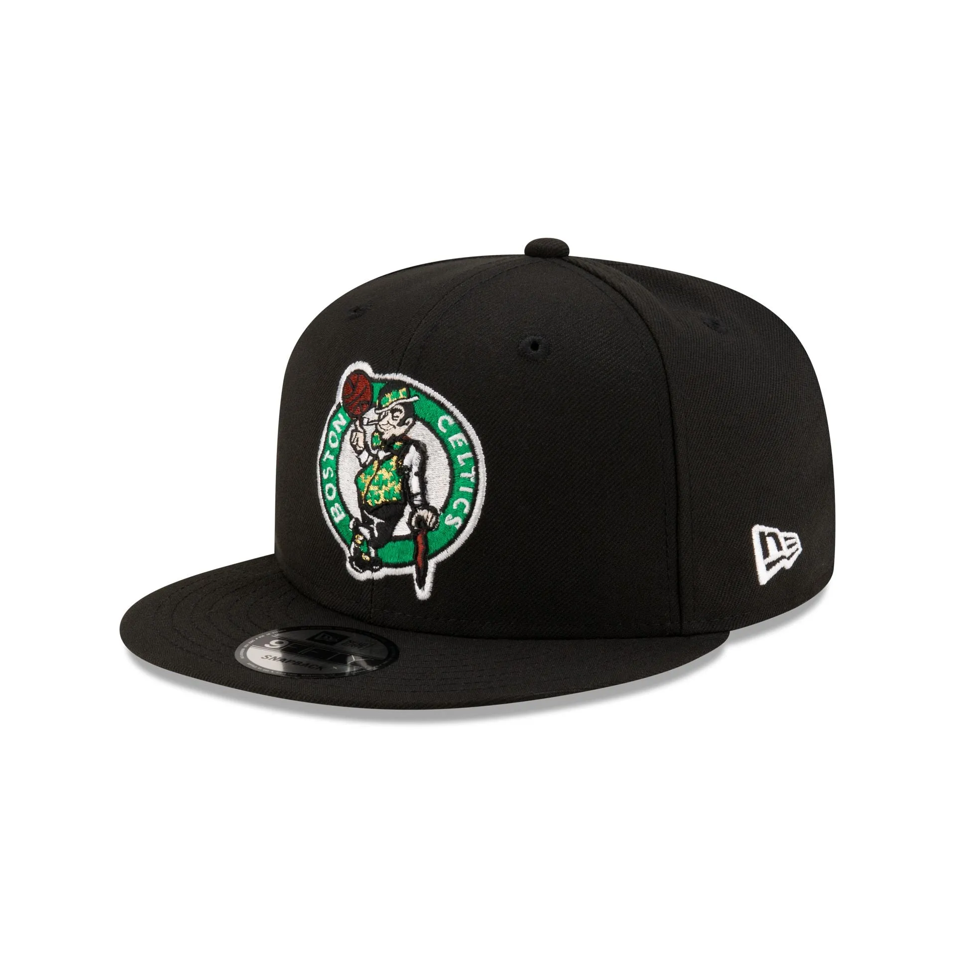 Boston Celtics Basic Black 9FIFTY Snapback Hat sold by New Era