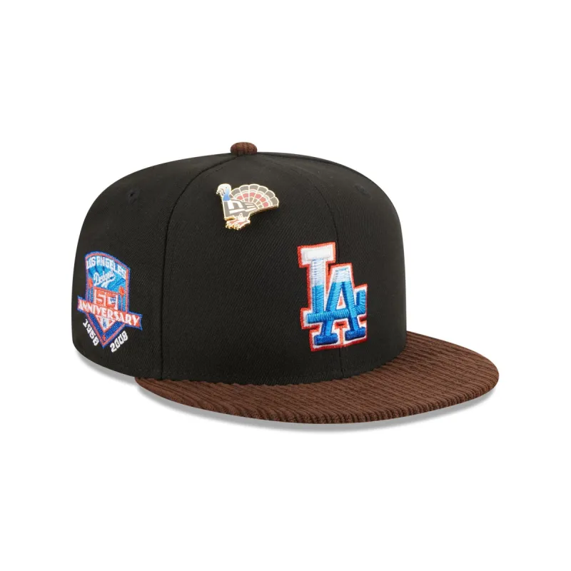 Los Angeles Dodgers Feathered Cord 59FIFTY Fitted Hat sold by New Era