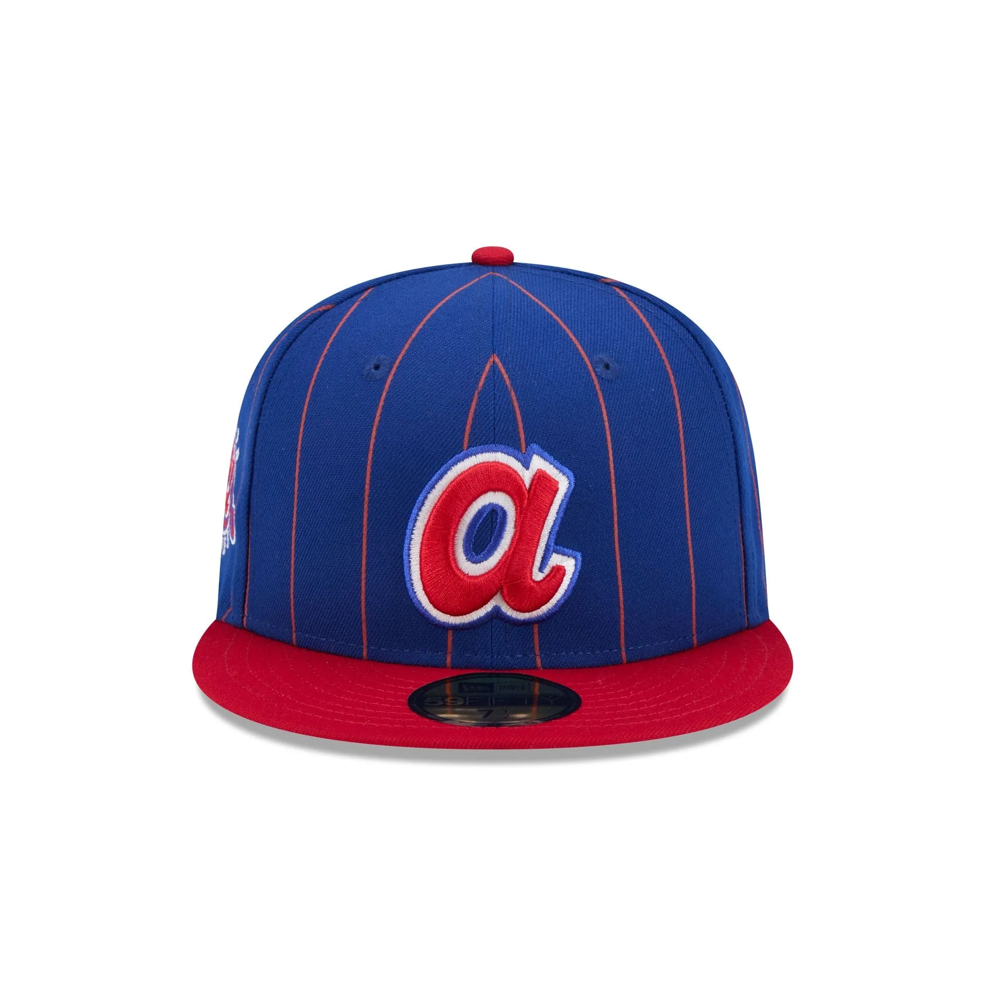 Atlanta Braves Throwback Pinstripe 59FIFTY Fitted Hat sold by New Era product image thumbnail 2