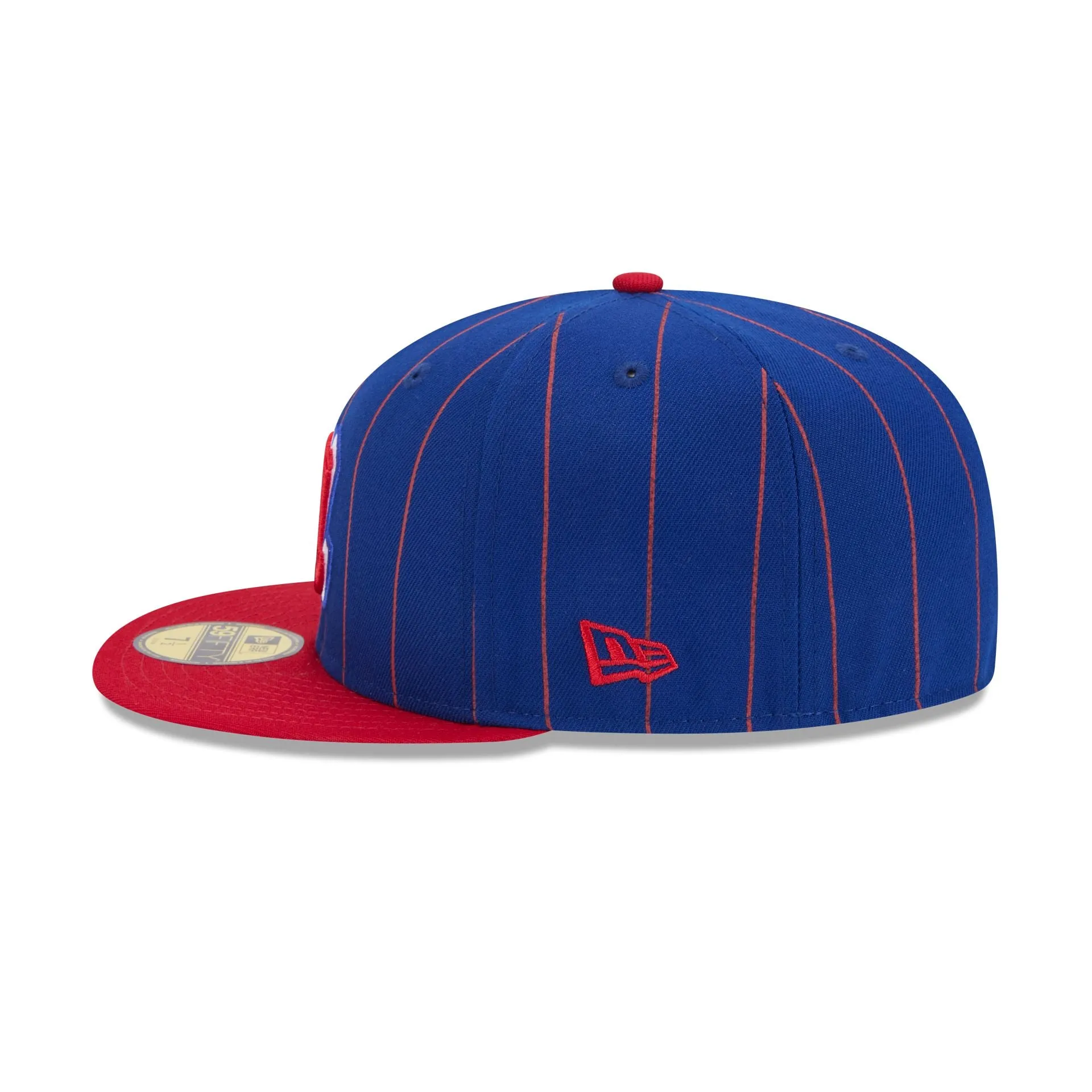 Atlanta Braves Throwback Pinstripe 59FIFTY Fitted Hat sold by New Era product image thumbnail 5